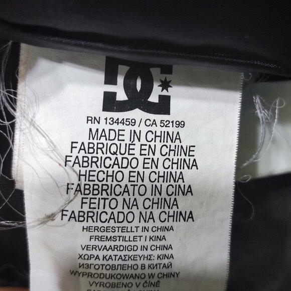 DC 10K waterproof jacket ski/snowboard youth size L grey with graphic design - Picture 6 of 13